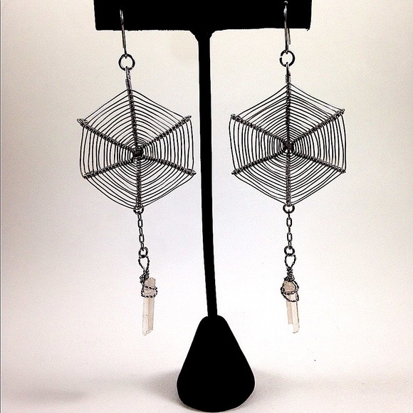 -HP- Lemurian Crystal Spider Web - Picture 10 of 13